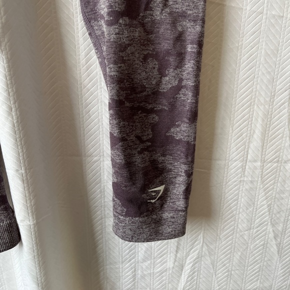 Gymshark Seamless High-Waisted Legging Camo Purple Size Small - Picture 6 of 9